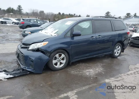 2020 Toyota Sienna Le из США, поврежденный, VIN 5TDKZ3DCXLS024652